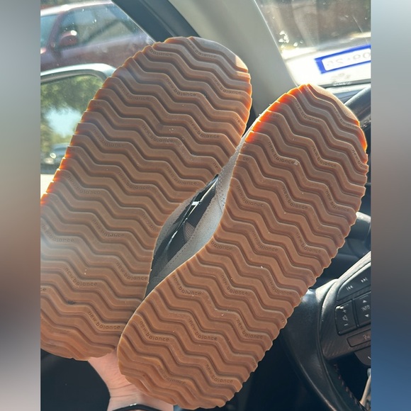 New Balance Light Gray and White Sneakers - Picture 5 of 5